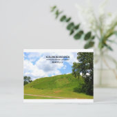 KOLOMOKI MOUNDS - Blakely, Georgia Briefkaart (Staand voorkant)