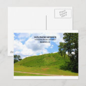 KOLOMOKI MOUNDS - Blakely, Georgia Briefkaart (Voorkant / Achterkant)