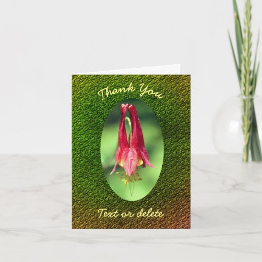 Kolomventilator gepersonaliseerd Bedankt Kaart (Voorkant)