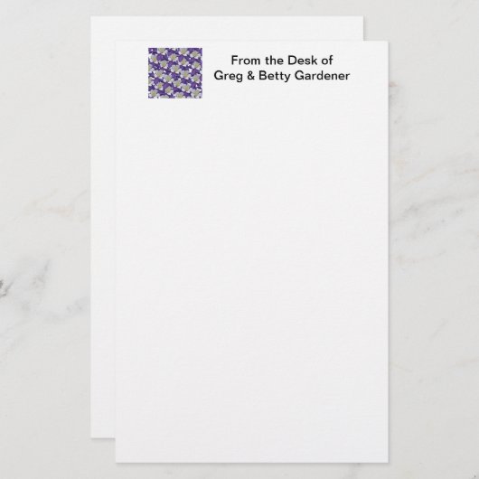 Kolomventilatorpatroon Briefpapier (Voorkant / Achterkant)