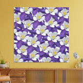 Kolomventilatorpatroon Canvas Afdruk (Insitu (Woonkamer))