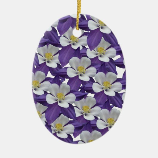 Kolomventilatorpatroon Keramisch Ornament (Voorkant)