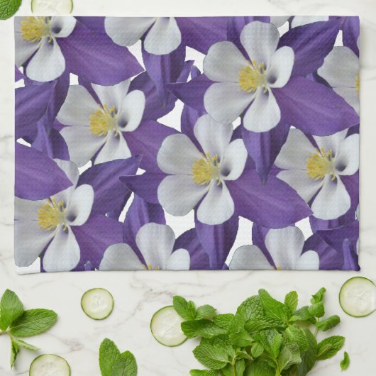 Kolomventilatorpatroon Theedoek (Gevouwen)