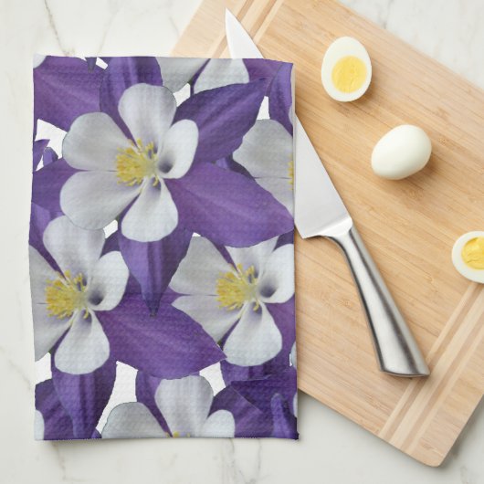 Kolomventilatorpatroon Theedoek (Quarter Fold)