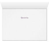 Kolomventilatorroze en witte aangepaste Kaart (Binenzijde Horizontaal (Onderkant))