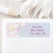 Kolomvormer roze en wit etiket (Insitu)