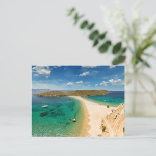 Kolona beach of Kythnos island in Cyclades, Greece Briefkaart