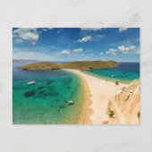 Kolona beach of Kythnos island in Cyclades, Greece Briefkaart (Voorkant)