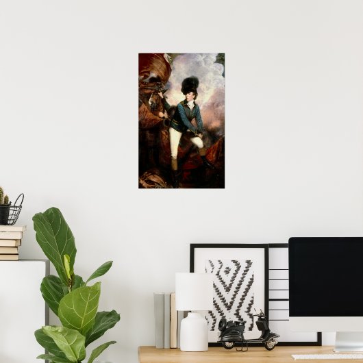 Kolonel Banastre Tarleton 1782 Poster (Thuiskantoor)