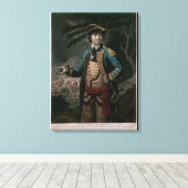 Kolonel Benedict Arnold, pub. Londen, 1776 Canvas Afdruk (Insitu (Houten vloer))
