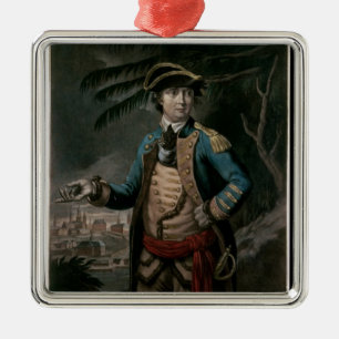 Kolonel Benedict Arnold, pub. Londen, 1776 Metalen Ornament