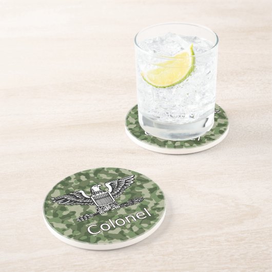 Kolonel Camoflage Onderzetter (Zijkant)