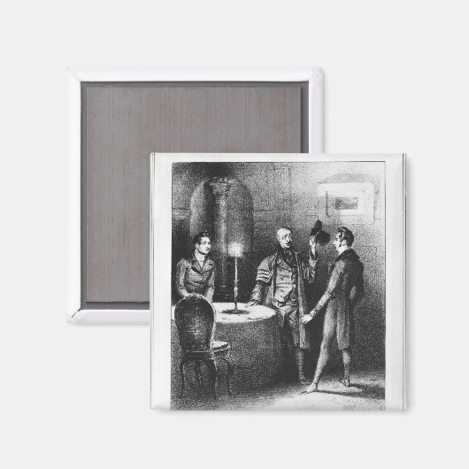 Kolonel Chabert, illustratie 'Le Colonel Magneet (Voorkant / Achterkant)