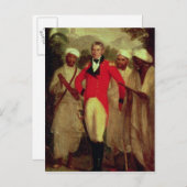 Kolonel Colin Mackenzie en zijn Indiase pandemie Briefkaart (Voorkant / Achterkant)