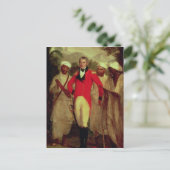 Kolonel Colin Mackenzie en zijn Indiase pandemie Briefkaart (Staand voorkant)