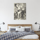 Kolonel Davy Crockett 1839 Canvas Afdruk (Insitu (Slaapkamer))