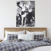 Kolonel Davy Crockett Canvas Afdruk (Insitu (Slaapkamer))