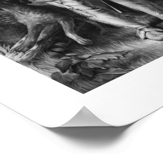 Kolonel Davy Crockett Poster (Hoek)