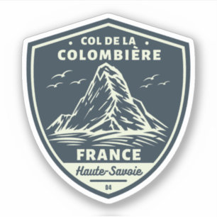 Kolonel de la colombiere, franse alpen sticker