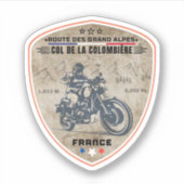 Kolonel de la colombiere, franse alpen sticker (Voorkant)