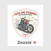 Kolonel de turini, Alpes Maritimes Sticker (Vel)