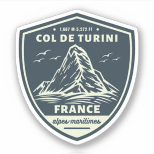 Kolonel de turini, Alpes Maritimes Sticker
