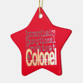 Kolonel Extraordinaire Keramisch Ornament (Links)