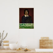 Kolonel Gaddafi Poster (Keuken)