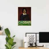 Kolonel Gaddafi Poster (Thuiskantoor)
