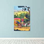 Kolonel Jack die Mary Smith beroert in Maidenhead  Canvas Afdruk (Insitu (Houten vloer))