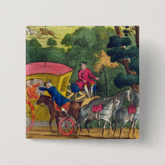 Kolonel Jack die Mary Smith beroert in Maidenhead  Vierkante Button 5,1 Cm (Voorkant)