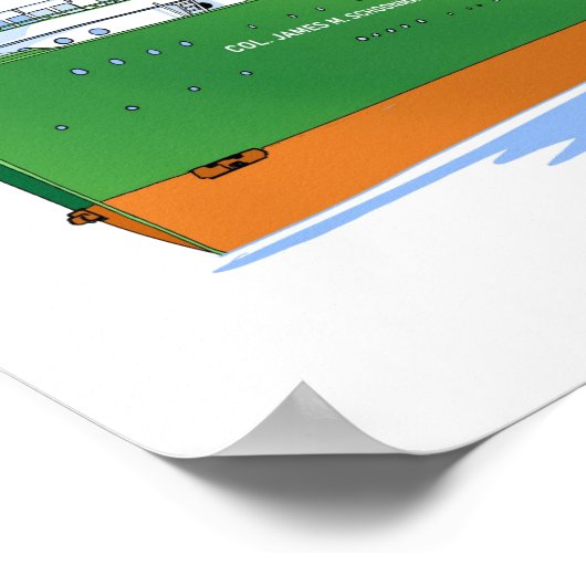 Kolonel James M. Schoonmaker Museum ship Poster (Hoek)