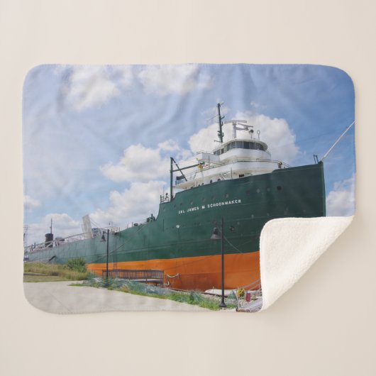 Kolonel James M. Schoonmaker sherpa blanket Deken (Voorkant (horizontaal))