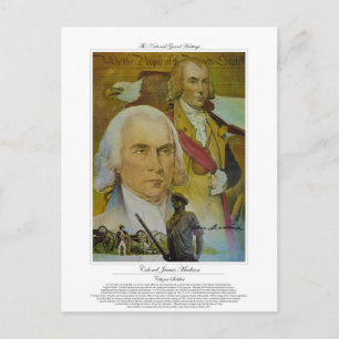 Kolonel James Madison Citizen Soldier Briefkaart