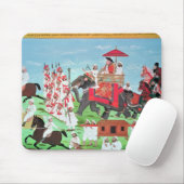 Kolonel James Todd die door de olifant reist Muismat (Met muis)