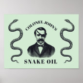 Kolonel John's Snake Oil Poster (Voorkant)