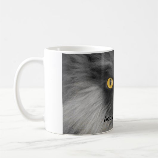 Kolonel Meow Yellow Eyes Koffiemok (Links)