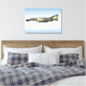 Kolonel Robin Olds F-4 Phantom Canvas Afdruk (Insitu (Slaapkamer))