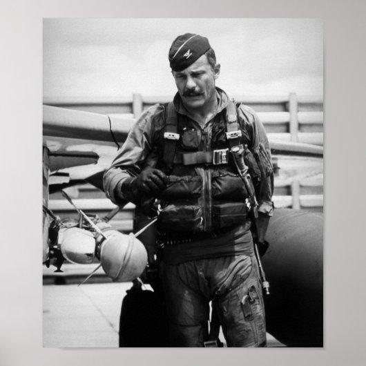 Kolonel Robin Olds Poster (Voorkant)