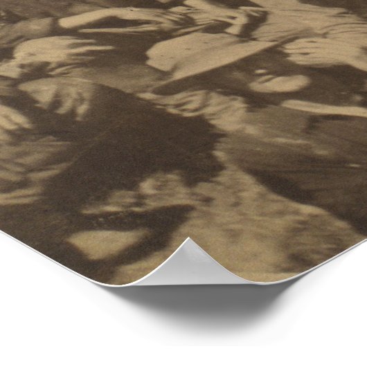 Kolonel Roosevelt en zijn Rough Riders Poster (Hoek)