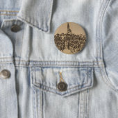 Kolonel Roosevelt en zijn Rough Riders Ronde Button 5,7 Cm (In situ)