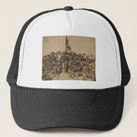 Kolonel Roosevelt en zijn Rough Riders Trucker Pet (Voorkant)