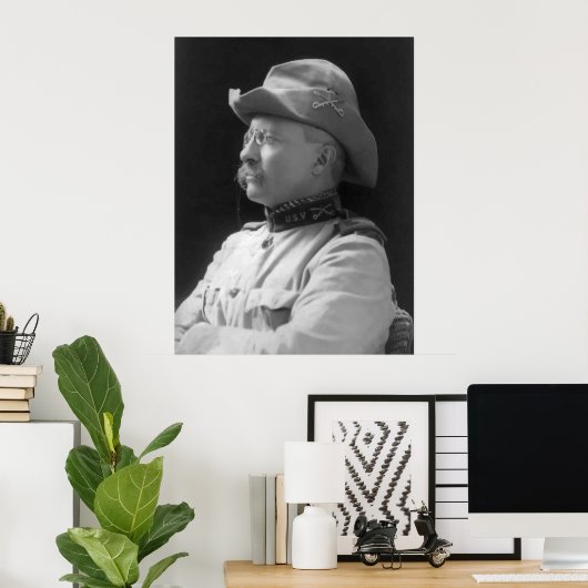 Kolonel Roosevelt Poster (Thuiskantoor)