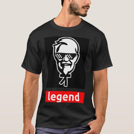 Kolonel Sanders - beroemde figuur Legend Classic T T-shirt (Voorkant)