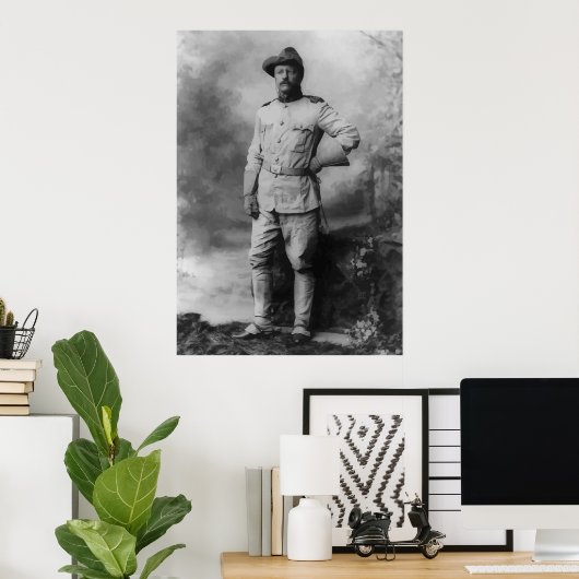 Kolonel Teddy Roosevelt Poster (Thuiskantoor)