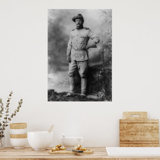 Kolonel Teddy Roosevelt Poster (Keuken)