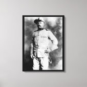 Kolonel Theodore Roosevelt, 1st Cavalry_War Afbeel Canvas Afdruk (Voorkant)