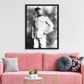Kolonel Theodore Roosevelt, 1st Cavalry_War Afbeel Canvas Afdruk (Insitu (Woonkamer))