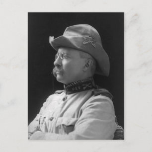 Kolonel Theodore Roosevelt van 1898 Briefkaart