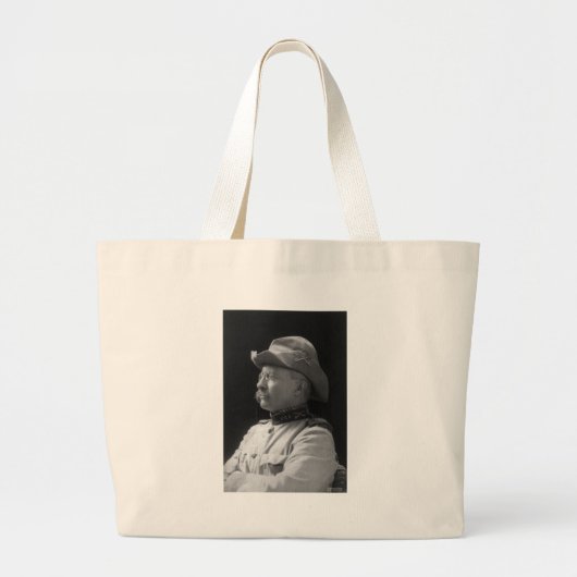 Kolonel Theodore Roosevelt van 1898 Grote Tote Bag (Voorkant)